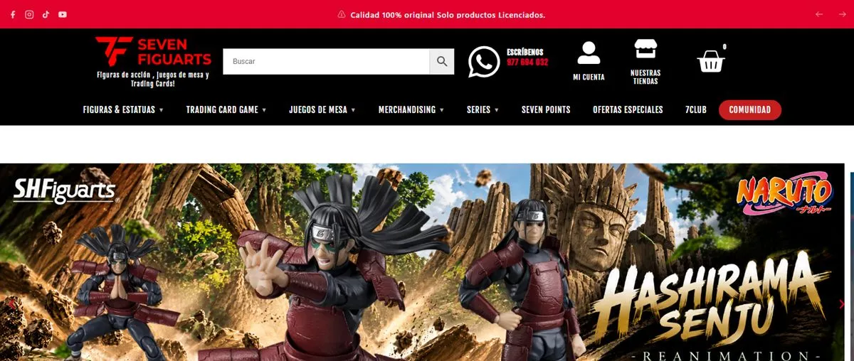 Web de Seven Figuarts