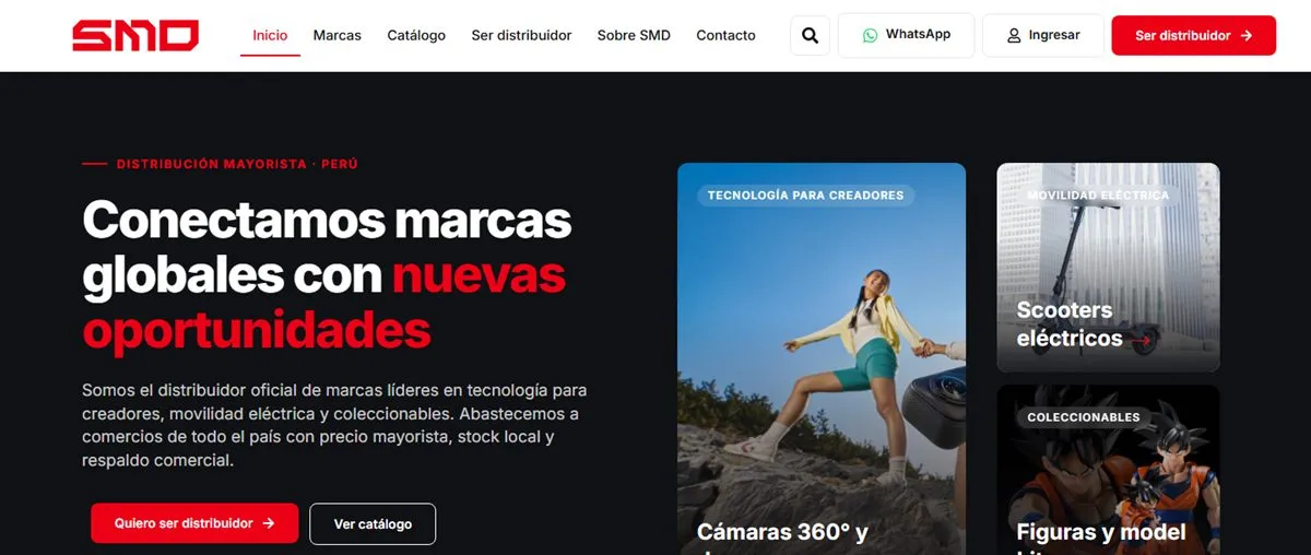 Web de Smart Move Distribution